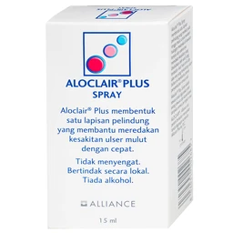 Chai xịt nhiệt miệng, tay chân miệng Aloclair Plus 15ml hỗ trợ điều trị các vết thương trong khoang miệng 3