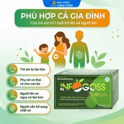 Bột hòa tan giúp giảm táo bón Infogoss IAP (30 gói) 4