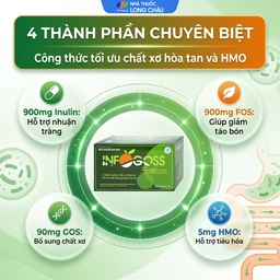 Bột hòa tan giúp giảm táo bón Infogoss IAP (30 gói) 3