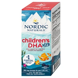Dung dịch hỗ trợ cải thiện thị lực cho trẻ từ 1 tuổi Nordic Naturals Children's DHA xtra (60ml)