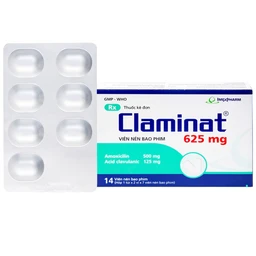 Thuốc Claminat 625mg Imexpharm điều trị nhiễm trùng (2 vỉ x 7 viên) 1