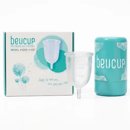 Cốc nguyệt san Beu Cup 45x65mm siêu mềm, kiểm soát mùi hôi, hạn chế viêm nhiễm 7