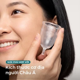 Cốc nguyệt san Beu Cup 45x65mm siêu mềm, kiểm soát mùi hôi, hạn chế viêm nhiễm 4