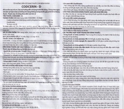 Thuốc CODCERIN-D Trường Thọ điều trị triệu chứng ho khan, ho có đờm, ho do dị ứng (2 vỉ x 10 viên)