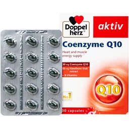 Viên uống hỗ trợ sức khỏe tim mạch Coenzyme Q10 Doppelherz (2 vỉ x 15 viên)
