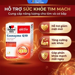 Viên uống hỗ trợ sức khỏe tim mạch Coenzyme Q10 Doppelherz (2 vỉ x 15 viên) 2
