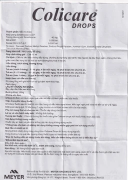 Nhũ tương Colicare Meyer điều trị các triệu chứng đầy bụng, chướng bụng (15ml)