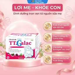 Cốm lợi sữa hỗ trợ lợi sữa, tăng tiết sữa cho phụ nữ sau sinh TT.Galac Traphaco (20 gói x 3g) 4