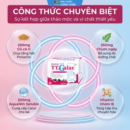 Cốm lợi sữa hỗ trợ lợi sữa, tăng tiết sữa cho phụ nữ sau sinh TT.Galac Traphaco (20 gói x 3g) 3