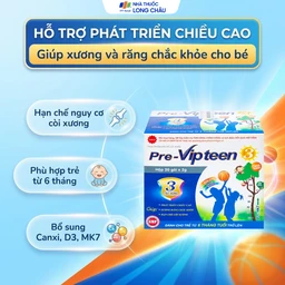 Cốm phát triển chiều cao Pre-Vipteen 3 20 gói 4