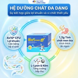 Cốm vi sinh hỗ trợ tiêu hóa Bioacimin Gold Meracine (30 gói) 3
