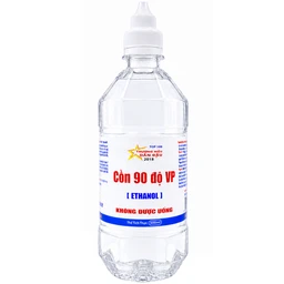 Cồn 90 độ Vĩnh Phúc 500ml dùng sát trùng vết thương và tiệt trùng dụng cụ y tế 1