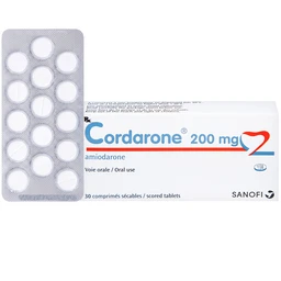 Thuốc Cordarone 200mg Sanofi phòng ngừa và điều trị một số dạng rối loạn nhịp tim (30 viên) 1