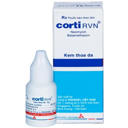 Kem thoa da Corti RVN Roussel điều trị chàm thể tạng, chàm dạng đĩa, sần ngứa, vảy nến (8g)