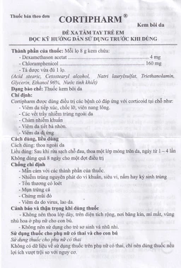 Kem bôi da Cortipharm 8g Spharm điều trị viêm da tiếp xúc, chốc lỡ, viêm nang lông