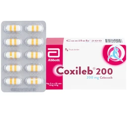 Viên nang cứng Coxileb 200 Glomed điều trị viêm khớp dạng thấp (3 vỉ x 10 viên)