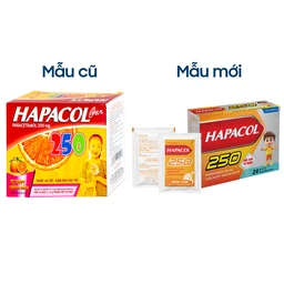 Bột Hapacol 250 DHG giảm đau, hạ sốt (24 gói) 2
