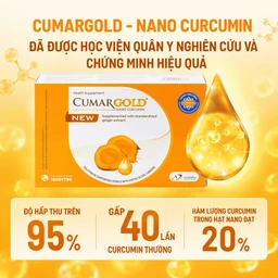 Viên hỗ trợ bảo vệ niêm mạc dạ dày CumarGold Nano Curcumin New CVI (4 vỉ x 10 viên) 3