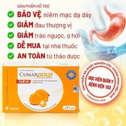 Viên hỗ trợ bảo vệ niêm mạc dạ dày CumarGold Nano Curcumin New CVI (4 vỉ x 10 viên) 4