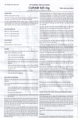Thuốc Curam 625mg Sandoz điều trị nhiễm khuẩn do các vi khuẩn nhạy cảm (25 vỉ x 4 viên)