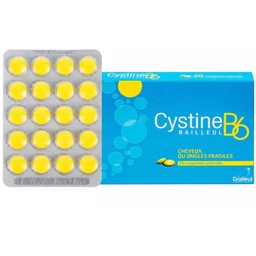 Thuốc Cystine B6 500mg Galeniques Vernin điều trị các bệnh lý liên quan đến tóc và loạn dưỡng móng (20 viên) 1