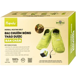 Đai chườm nóng thảo dược bàn chân Hapaku giúp giữ ấm chân, giảm nhức mỏi tê bì bàn chân, lưu thông khí huyết (dùng điện) 1