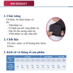 Đai Desautl trái size 8 Gia Hưng