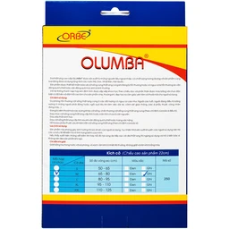 Đai thắt lưng Olumba Orbe size M màu ghi hỗ trợ giảm đau, cố định cột sống 9
