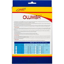Đai thắt lưng Olumba Orbe size L màu ghi hỗ trợ giảm đau, cố định cột sống 9