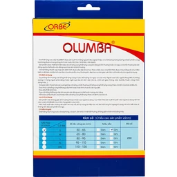 Đai thắt lưng Olumba Orbe size S hỗ trợ giảm đau, cố định cột sống 8
