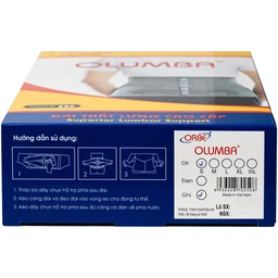 Đai thắt lưng Olumba Orbe size S hỗ trợ giảm đau, cố định cột sống 11