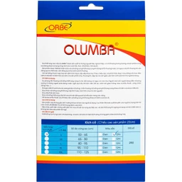Đai thắt lưng Olumba Orbe size S hỗ trợ giảm đau, cố định cột sống 4