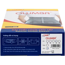 Đai thắt lưng Olumba Orbe size XL hỗ trợ giảm đau, cố định cột sống 11