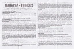 Thuốc Danapha - Trihex 2 điều trị hỗ trợ hội chứng Parkinson, giảm hội chứng ngoại tháp (5 vỉ x 20 viên)