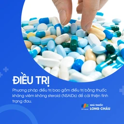 Thuốc giảm đau như NSAIDs là lựa chọn phổ biến trong điều trị đau bụng kinh nguyên phát