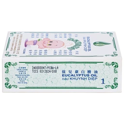 Dầu gió khuynh diệp Eucalyptus oil 30ml Hong Kong Zung Seon giúp giữ ấm, cảm cúm, nghẹt mũi, đau bụng