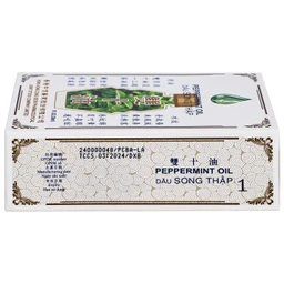 Dầu gió Song Thập Peppermint oil 30ml Hong Kong Zung Seon