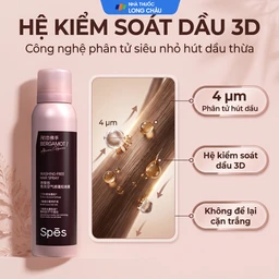 Dầu gội khô làm sạch tóc Spes hương cam Bergamot (150ml) 4