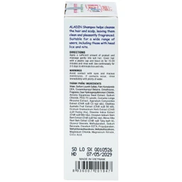 Dầu gội sạch chấy Aladin Thái Dương 30g 5