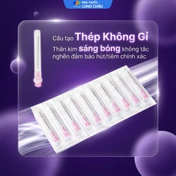 Đầu kim 18G Vinahankook vô trùng, dùng một lần (100 cái) 5