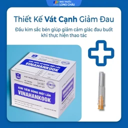Đầu kim 23G Vinahankook vô trùng, dùng một lần (100 cái) 5