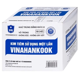 Đầu kim 26G Vinahankook vô trùng, dùng một lần (100 cái) 1