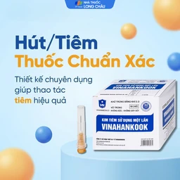 Đầu kim 26G Vinahankook vô trùng, dùng một lần (100 cái) 4