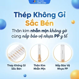 Đầu kim 26G Vinahankook vô trùng, dùng một lần (100 cái) 5