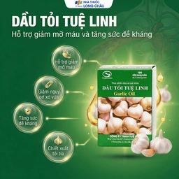 Viên hỗ trợ giúp giảm mỡ máu Dầu Tỏi Tuệ Linh (100 viên) 2