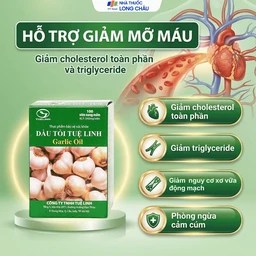 Viên hỗ trợ giúp giảm mỡ máu Dầu Tỏi Tuệ Linh (100 viên) 4