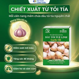 Viên hỗ trợ giúp giảm mỡ máu Dầu Tỏi Tuệ Linh (100 viên) 3