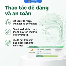 Dây hút dịch đàm nhớt Greetmed size 6 hút dịch đàmtrong khoang mũi, miệng, họng 3