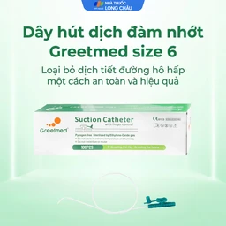 Dây hút dịch đàm nhớt Greetmed size 6 hút dịch đàmtrong khoang mũi, miệng, họng 2