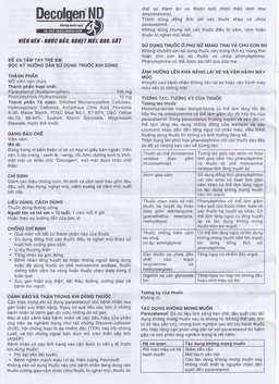 Thuốc Decolgen ND 500mg United giảm các triệu chứng cảm lạnh, cúm, sốt, đau họng, nghẹt mũi (30 vỉ x 4 viên)